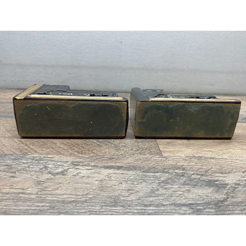 Antique bookends, Japan, train‎ and truck